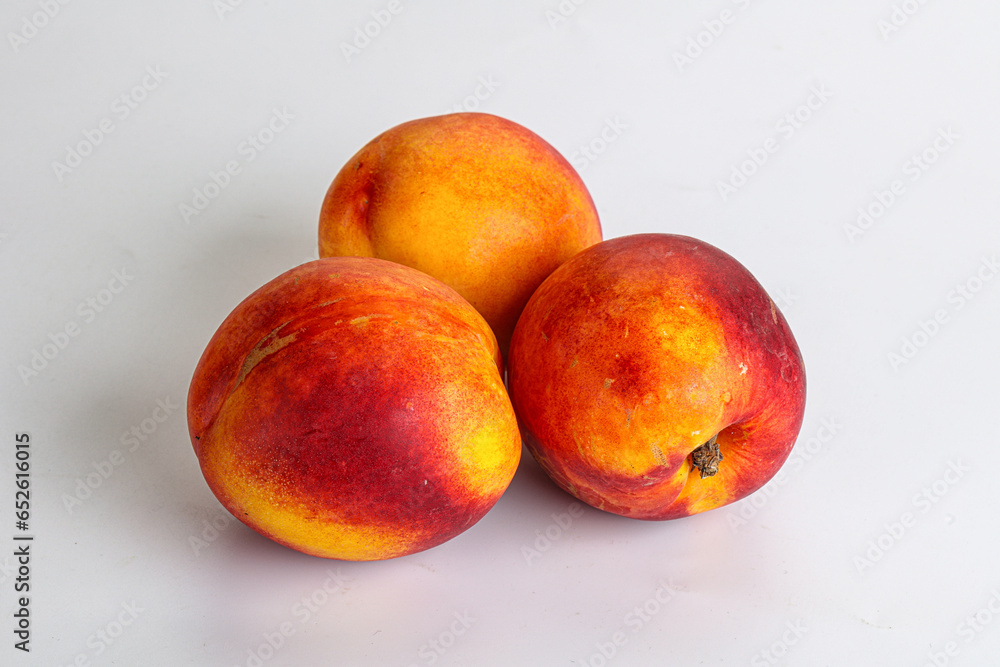 Ripe sweet juicy fresh red nectarines Ripe sweet juicy fresh red nectarines
