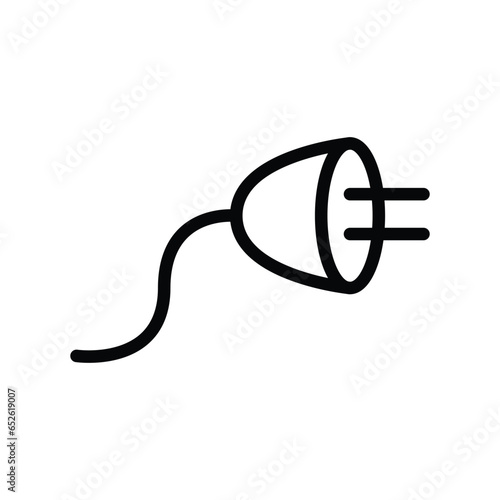 adapter icon, charger, vector illustration