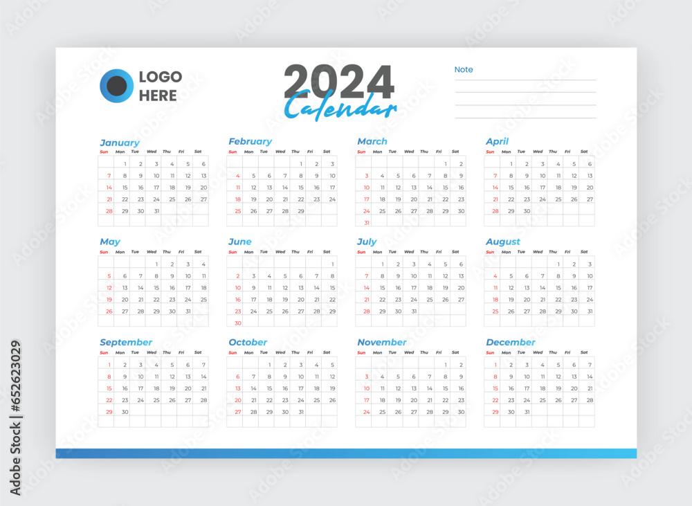 dar for 204 year week starts Sunday planner layout or simple and