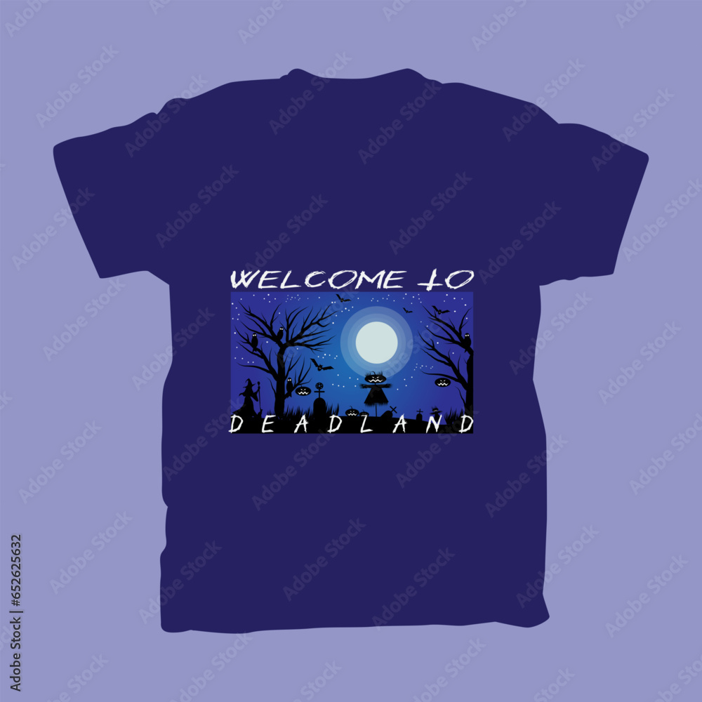 Halloween t-shirt scary night darkland fear crow Halloween t-shirt scary night darkland fear crow