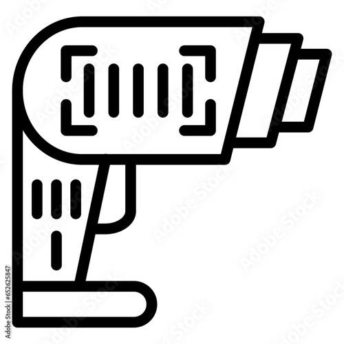 Vector Design Barcode Scanner Icon Style