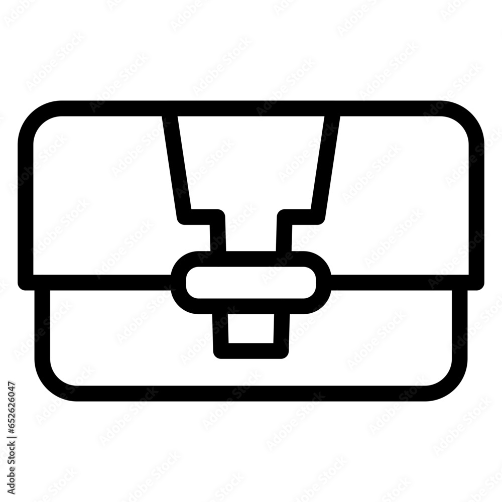 Vector Design Clutch Bag Icon Style Vector Design Clutch Bag Icon Style
