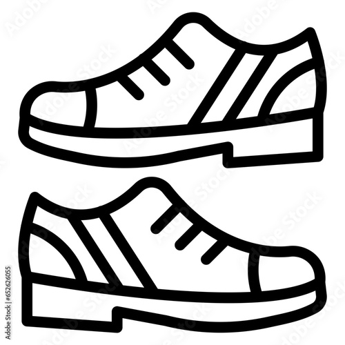 Vector Design Casual Shoes Icon Style
