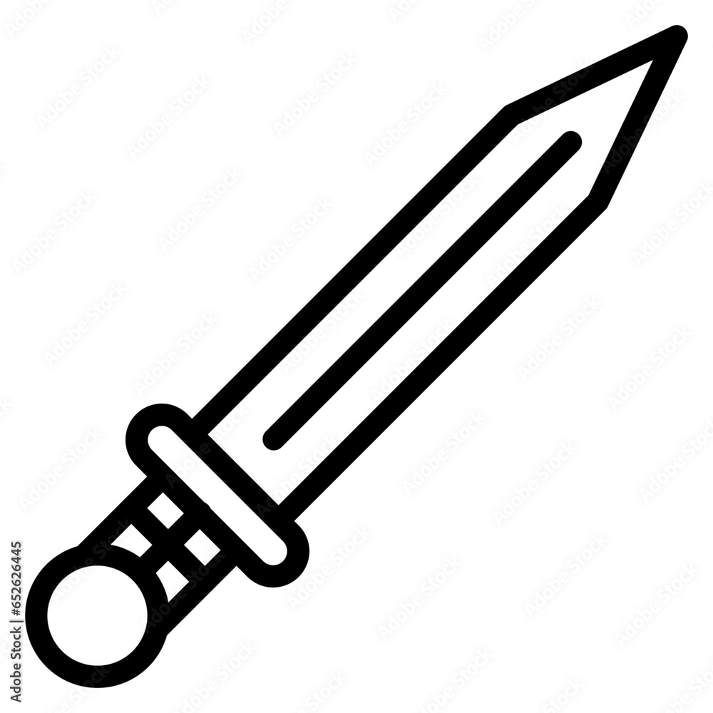 Vector Design Sword Icon Style Vector Design Sword Icon Style