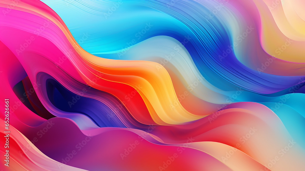 Gradient Abstract Wave Background