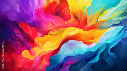Colorful Abstract Fluid Background