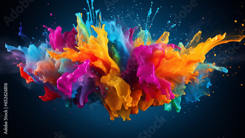 Colorful Abstract Splash Background