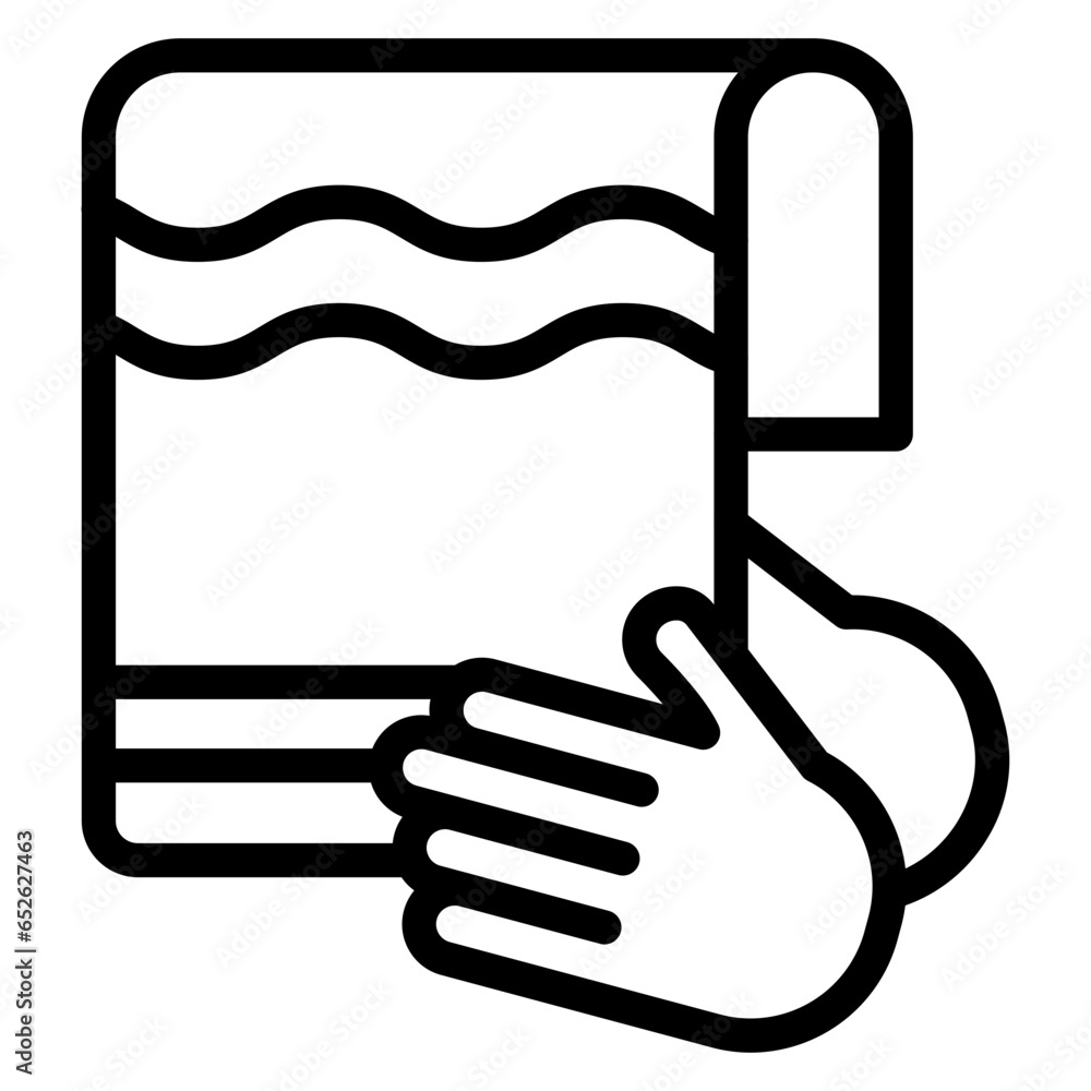 Vector Design Hand Towel Icon Style Vector Design Hand Towel Icon Style