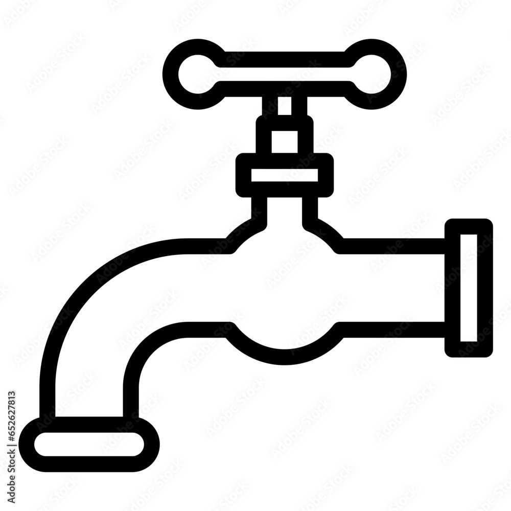 Vector Design Faucet Icon Style Vector Design Faucet Icon Style