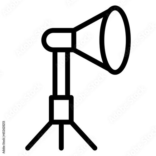 Vector Design Camera Reflector Icon Style
