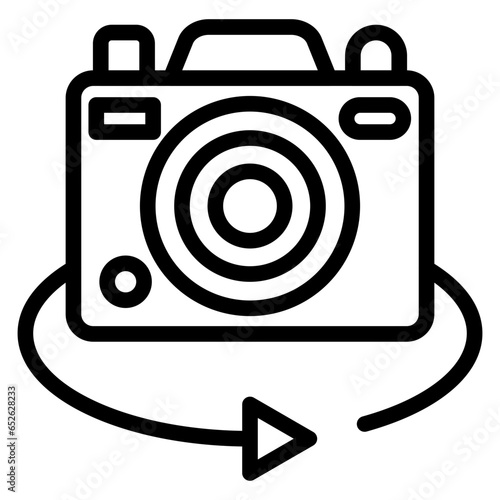 Vector Design Front Camera Icon Style