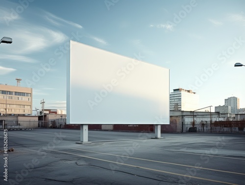 Blank Billboard In The Out Door