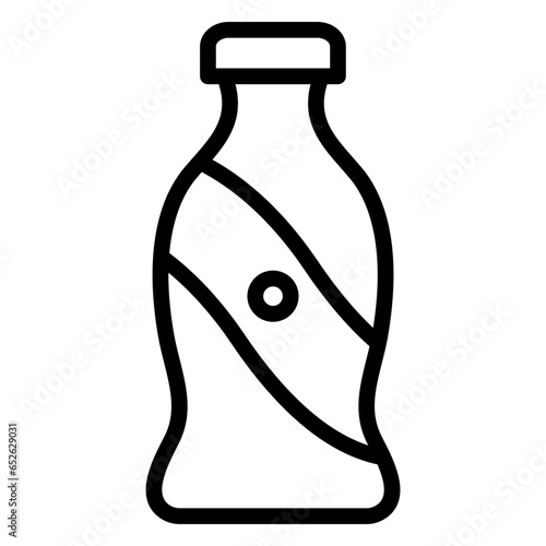 Vector Design Cola Bottle Icon Style