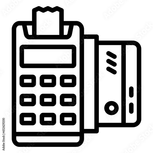 Vector Design Card Machine Icon Style
