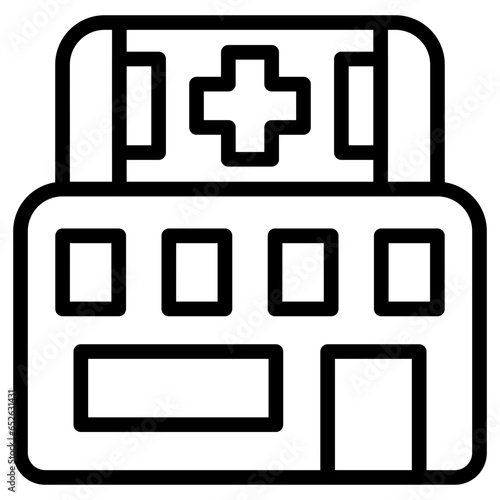 Vector Design Clinic Icon Style