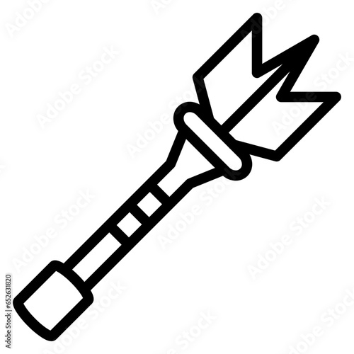 Vector Design Lance Icon Style