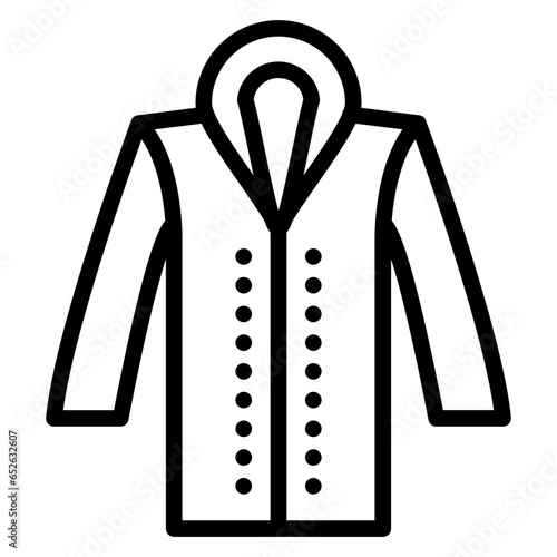 Vector Design Raincoat Icon Style