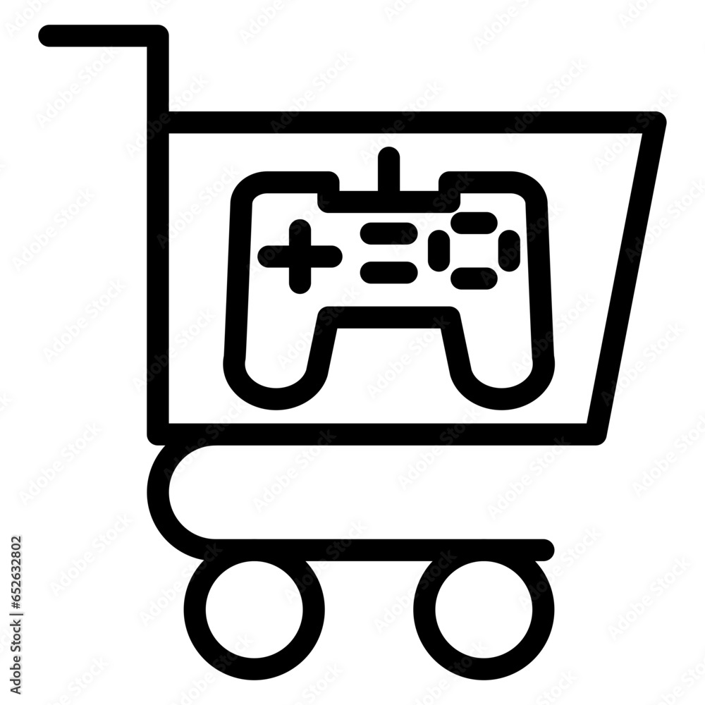 Vector Design Purchase Game Icon Style Vector Design Purchase Game Icon Style