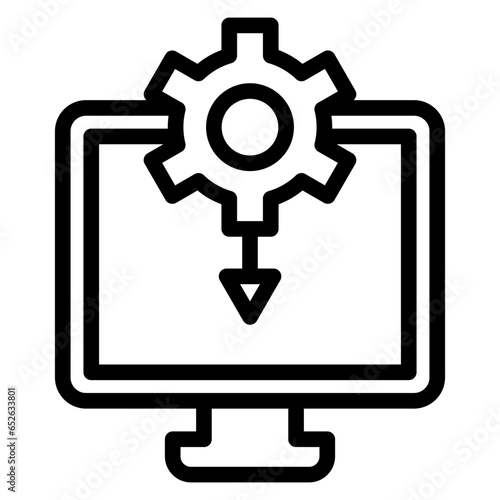 Vector Design Drivers Installation Icon Style