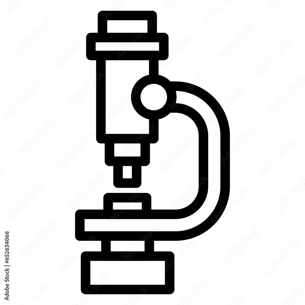 Vector Design Microscope Icon Style Vector Design Microscope Icon Style
