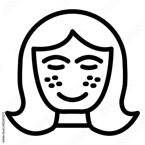 Vector Design Acne Icon Style