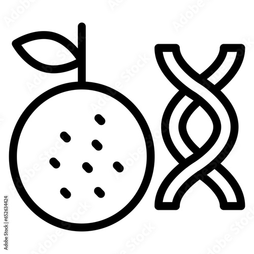 Vector Design Non Gmo Ingredients Icon Style
