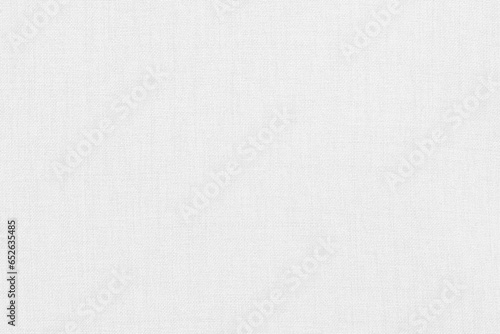 White linen fabric texture background, seamless pattern of natural textile. photo