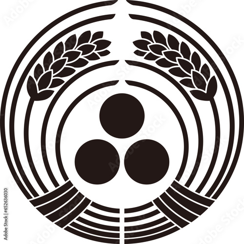 抱き稲に三つ星