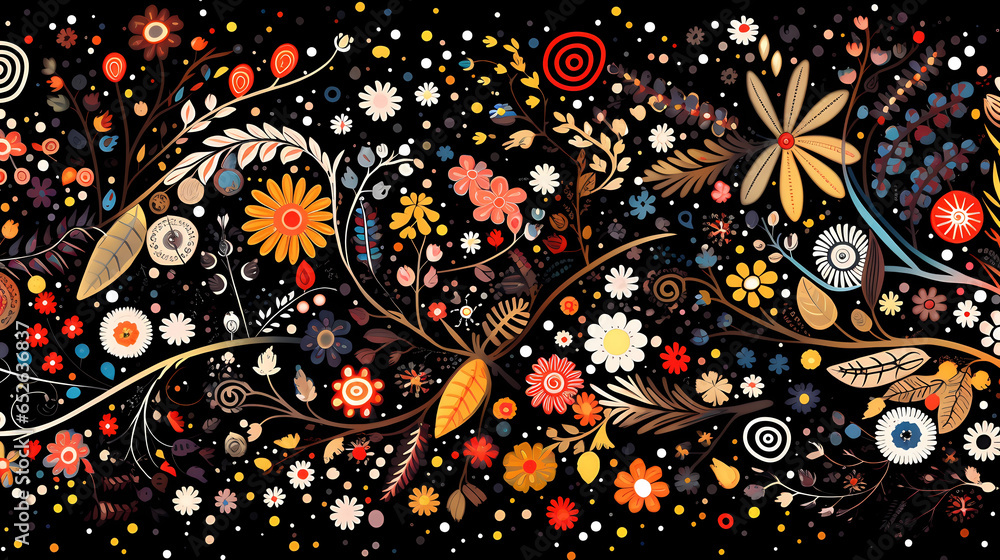 Beautiful multi-colored pattern, top view. Beautiful multi-colored pattern, top view.