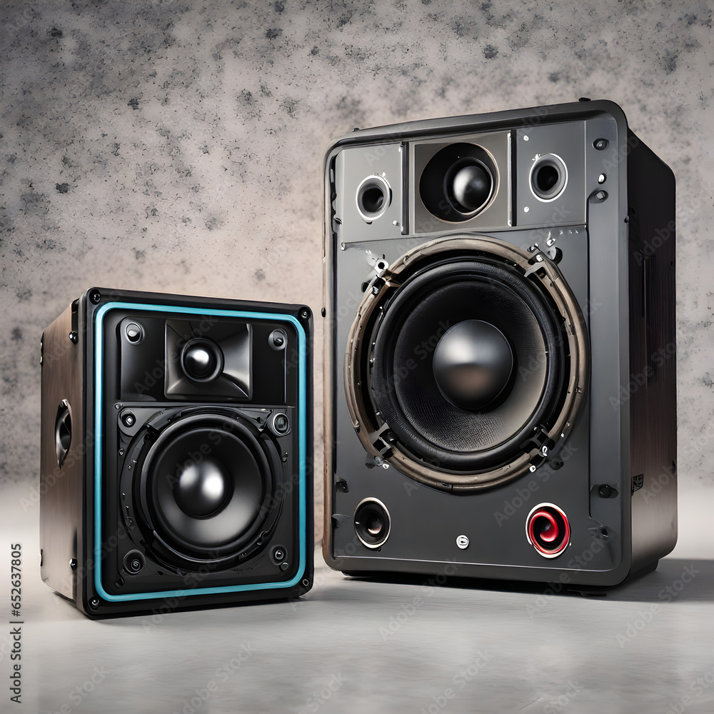 speaker isolated on white background speaker isolated on white background