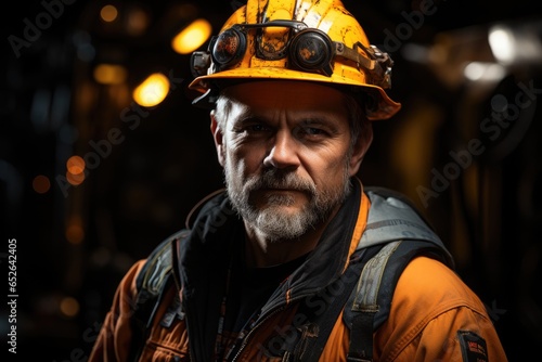 Forging the Future: A Strong and Committed Heavy Industry Worker in Their Protective Gear © furyon