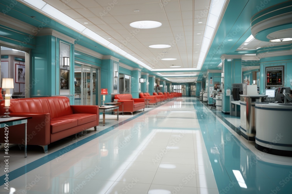 Guiding Light in the Medical Maze: Hospital Hallway, Reception, and Clinic Exploration Guiding Light in the Medical Maze: Hospital Hallway, Reception, and Clinic Exploration