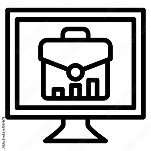 Online Business Icon Style