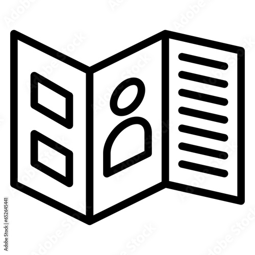 Brochure Icon Style