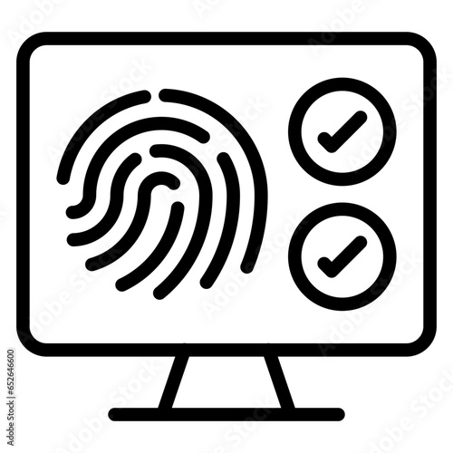 Biometrics Icon Style