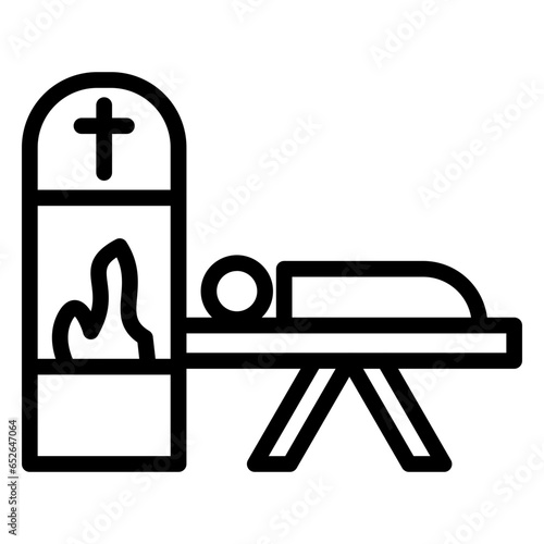 Cremation Icon Style