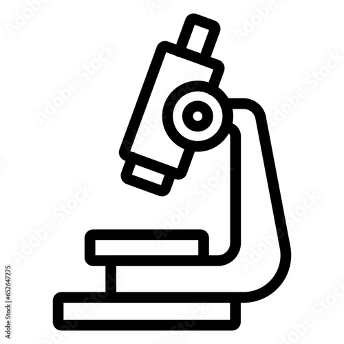 Microscope Icon Style