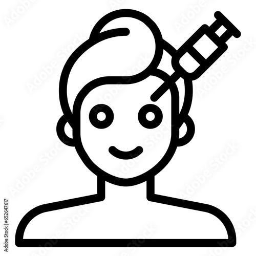 Facial Plastic Surgery Icon Style