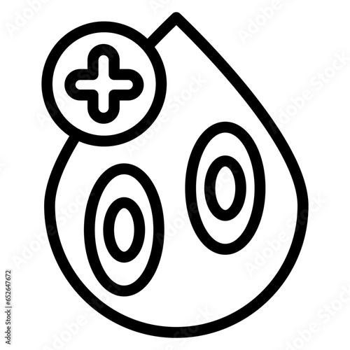 Hematology Icon Style