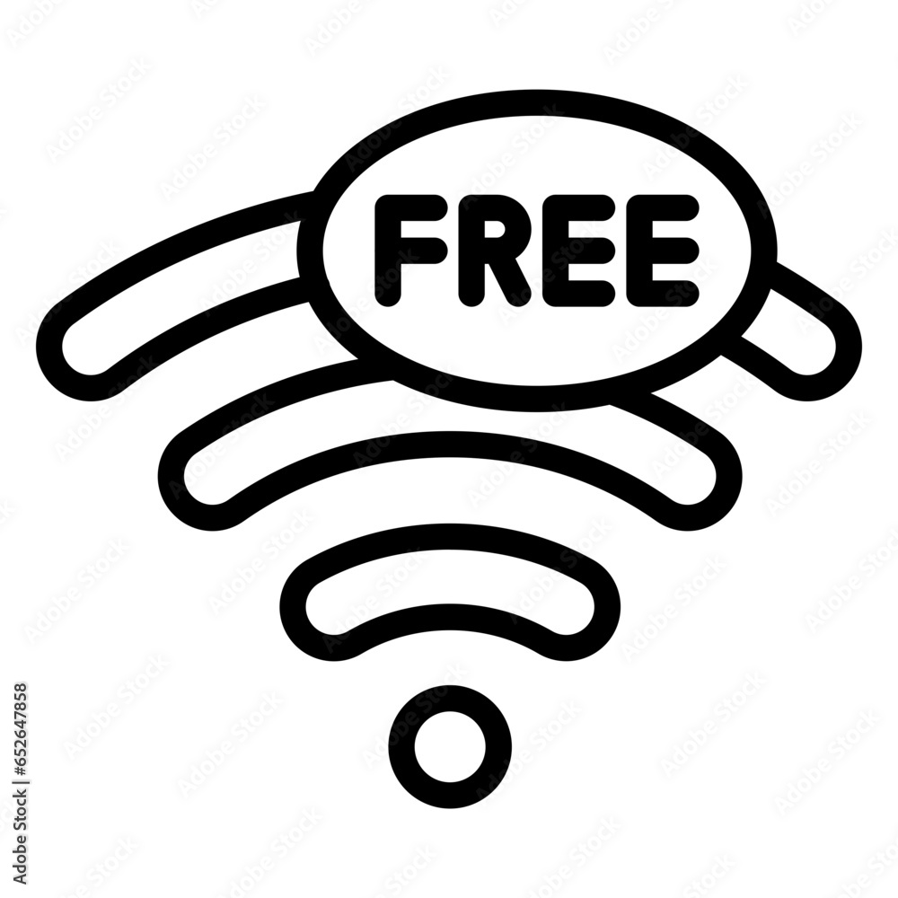 Free Wifi Icon Style