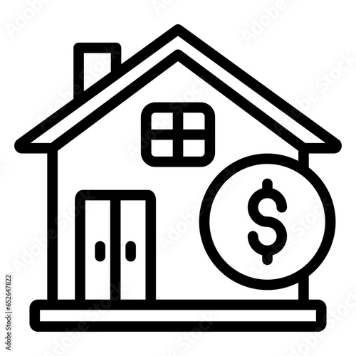 Cost Of Living Icon Style