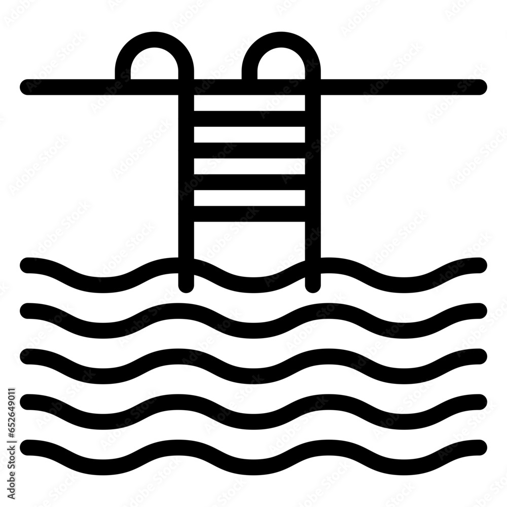 Swimming Pool Icon Style Swimming Pool Icon Style