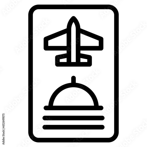 Digital Inflight Menu Icon Style