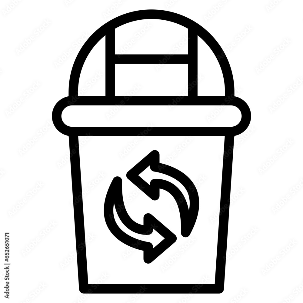 trash can, garbage can, rubbish bin icon trash can, garbage can, rubbish bin icon