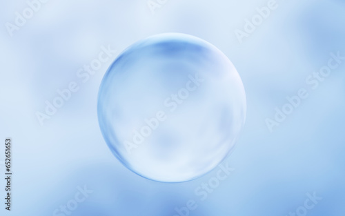 Abstract glass ball background, 3d rendering.