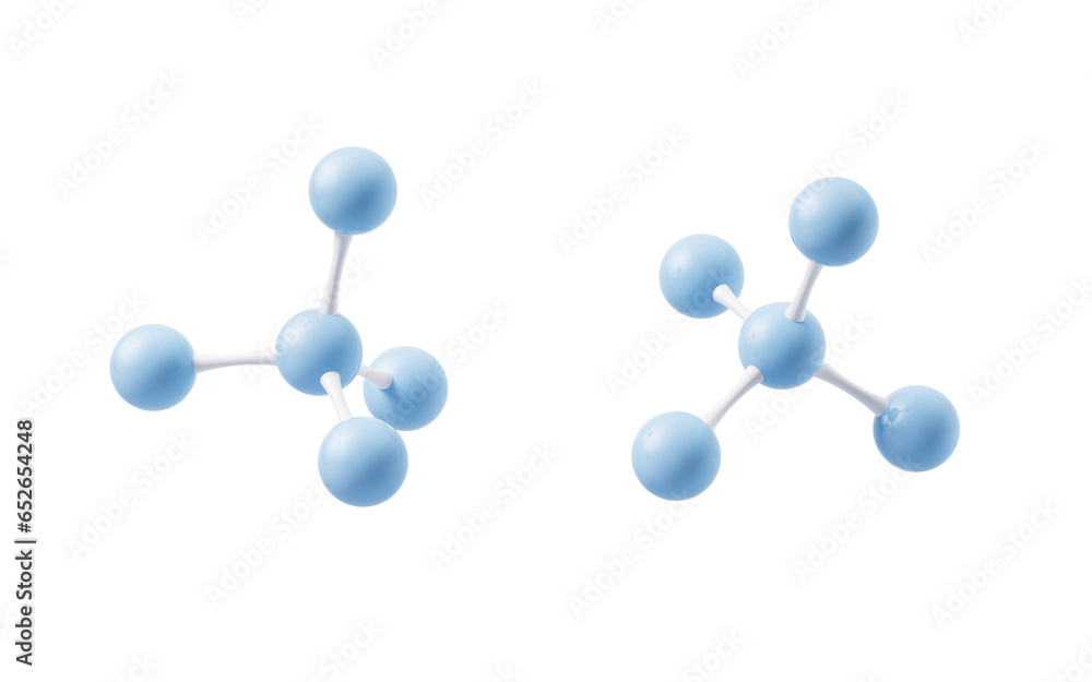 Molecule with biology and chemical concept, 3d rendering. Molecule with biology and chemical concept, 3d rendering.