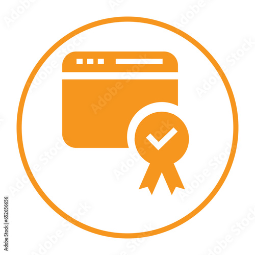 Website, award, browser icon