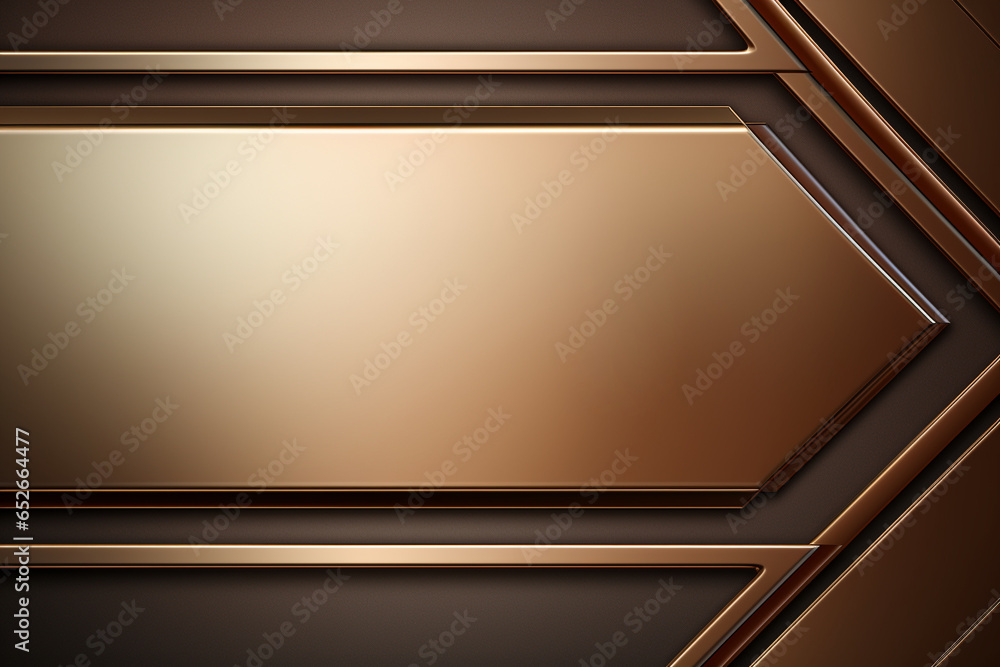 metal background with frame
