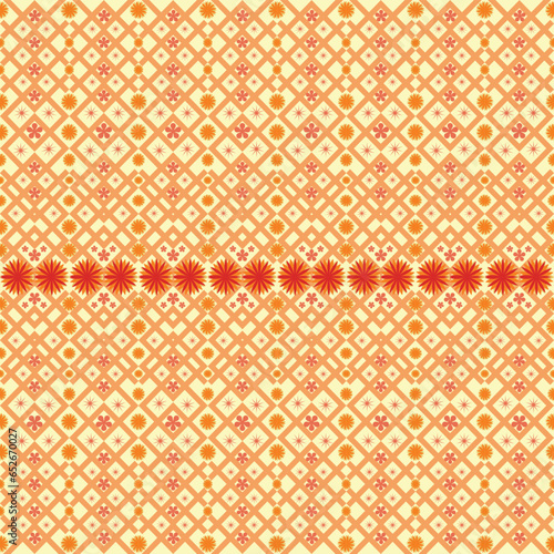 Geometric ethnic pattern design for carpet, clothing, fabric, batik, knitwear, embroidery, Ikkat, pixel pattern. 