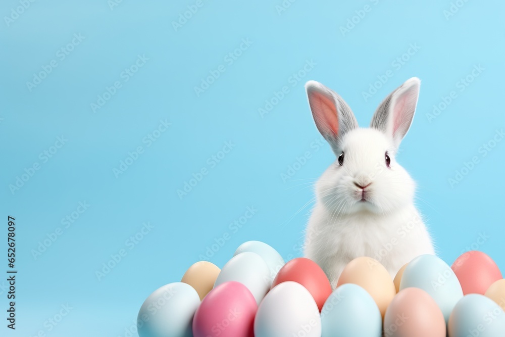 Easter Bunnies with Eggs Easter Bunnies with Eggs